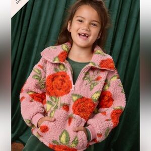 Teddy Fleece Pullover size m (6-7)